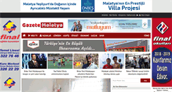 Desktop Screenshot of gazetemalatya.com