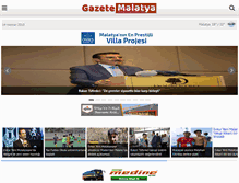 Tablet Screenshot of gazetemalatya.com